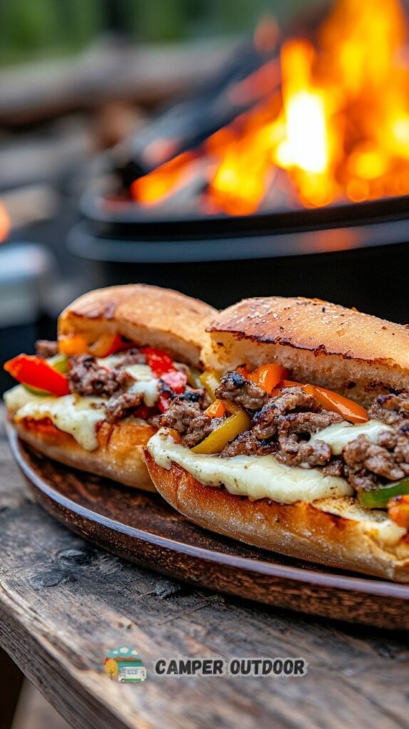 Blackstone griddle cooking smash burgers, fried rice, vegetables, pancakes, and other easy Blackstone recipes outdoors