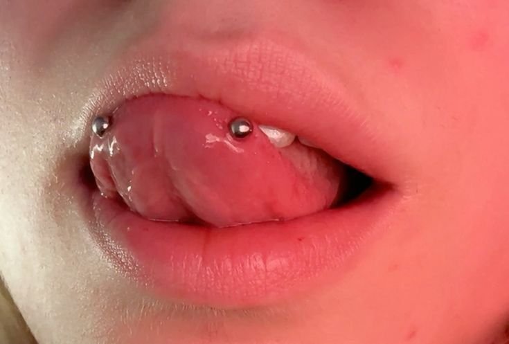 snake bite on tongue piercing