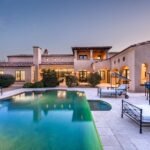 Luxury custom home in Silverleaf Scottsdale with desert mountain views and landscaped outdoor living space.
