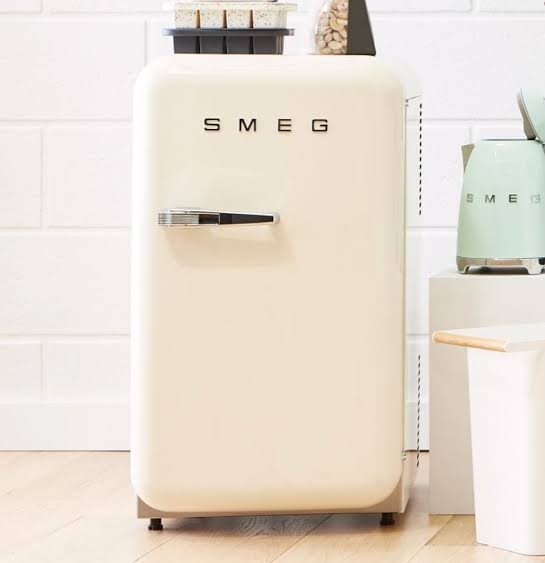 retro style refrigerator