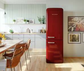 retro style refrigerator