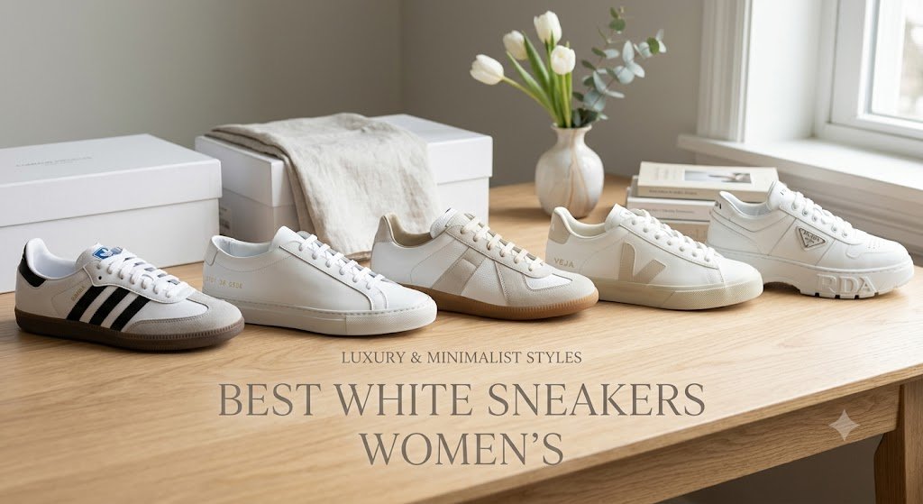 best white sneakers women's for everyday casual outfits