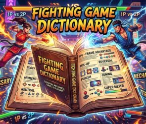 Fighting game dictionary showing common fighting game terms and mechanics