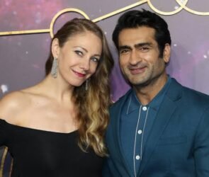 Shabana Nanjiani with her son Kumail Nanjiani at a family event