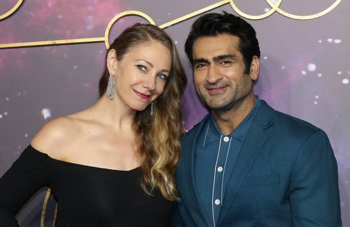 Shabana Nanjiani with her son Kumail Nanjiani at a family event