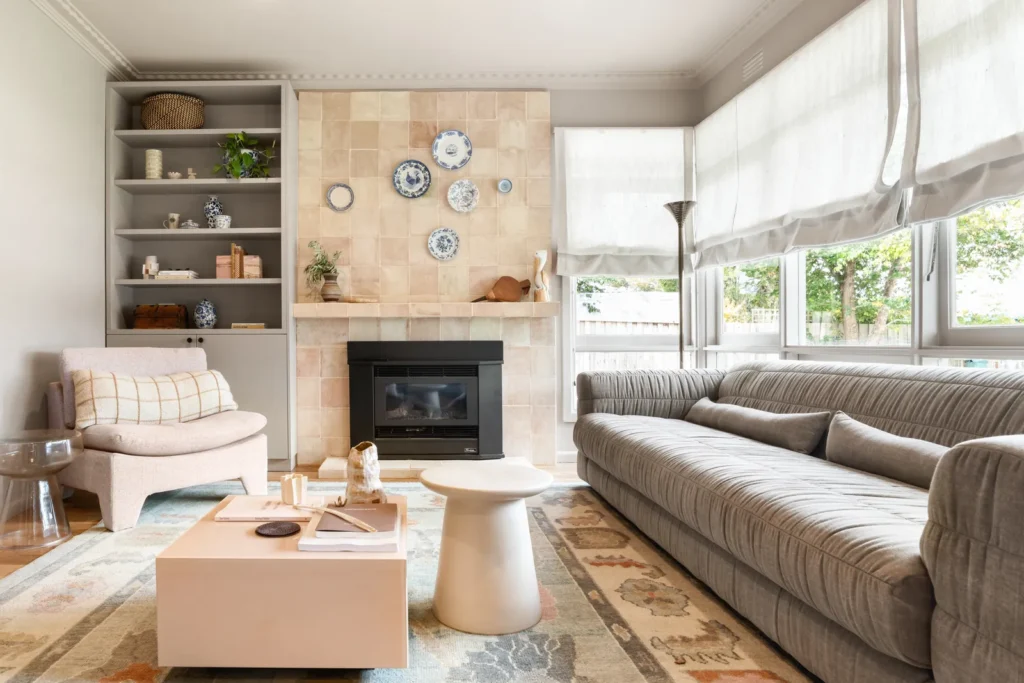 Ideas for small living rooms UK with space-saving furniture and stylish decor