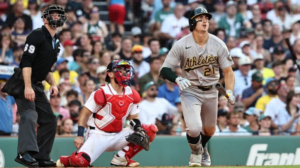Red Sox score update showing Boston Red Sox players during an MLB game