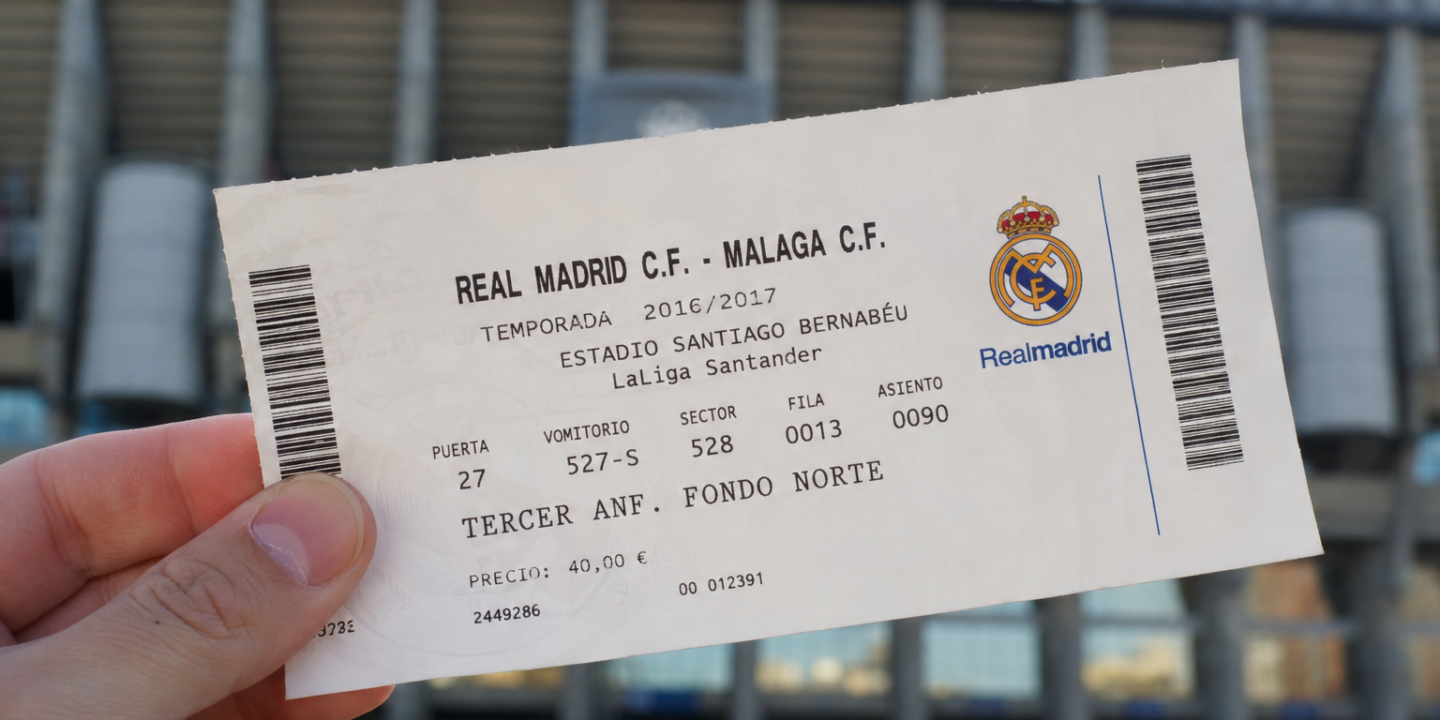 Real Madrid vs Málaga tickets at Santiago Bernabéu stadium