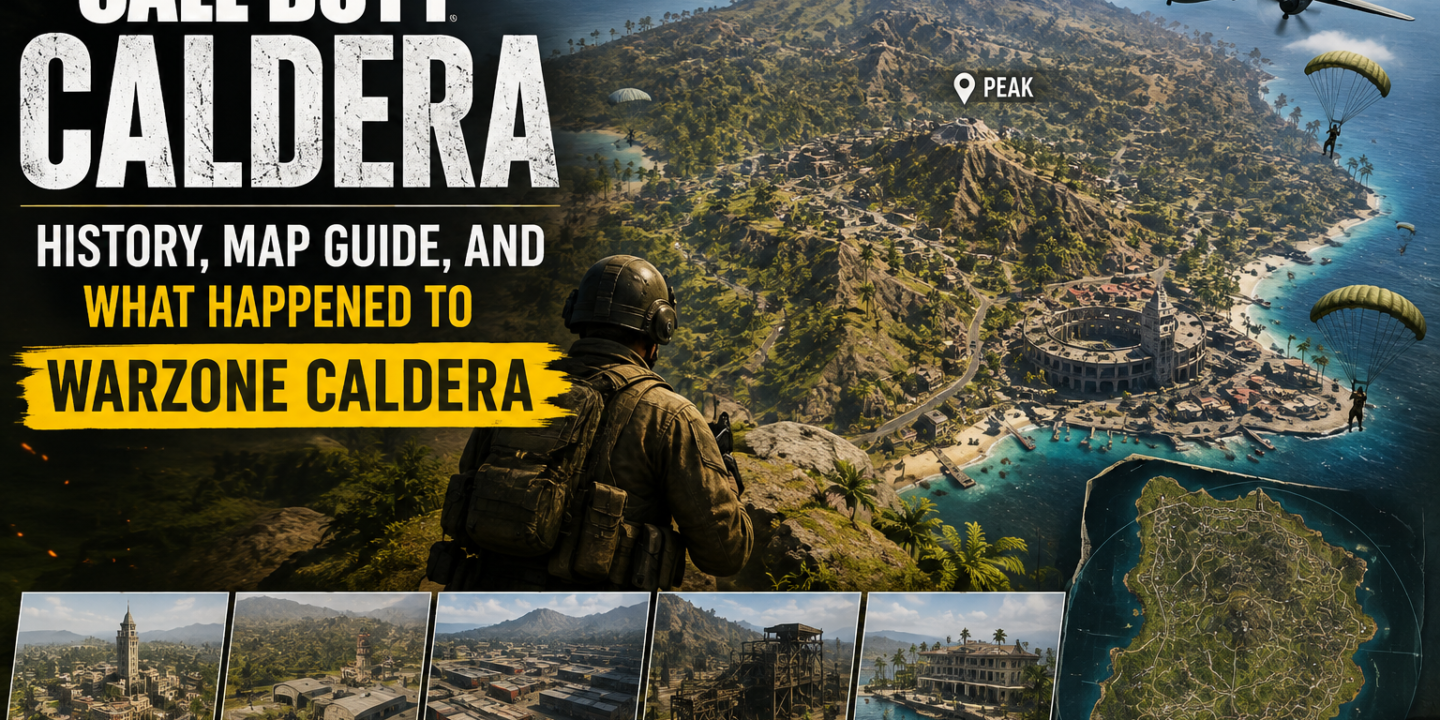 Call of Duty Warzone Caldera tropical island map